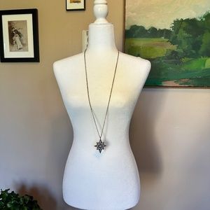 Starry Night Vintage Medallion Necklace